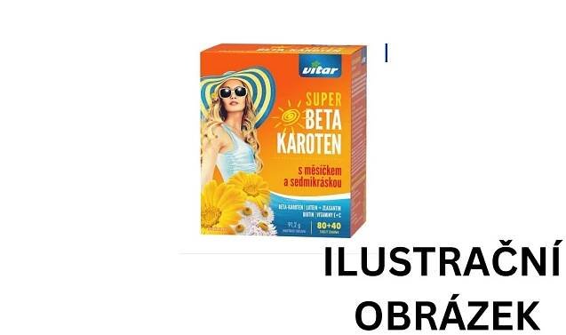 Vitar Super Beta-karoten 80 +40 kapslí