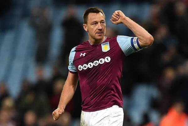 Terry spent a year at Villa after leaving Chelsea