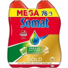 SOMAT Gold Mega gel Anti-grease 2x 684 ml