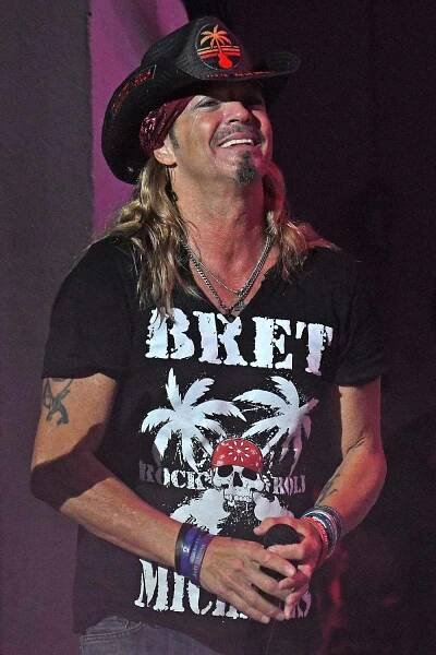 Bret Michaels performs at the Bret Michaels Parti-Gras 2024 at PNC Bank Arts Center on August 30, 2024 in Holmdel, New Jersey.