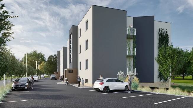 Vedle nemocnice v Náchodě vyrostou další čtyři moderní bytovky. Město našlo nové investory