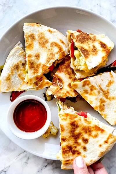 Roasted Vegetable Quesadilla