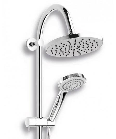 Novaservis Sprchové soupravy - Sprchový set s termostatem, 20 cm, 1 proud, chrom SET040/TER,0