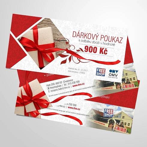 dárkové poukazy