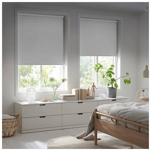 Zatemňovací roleta 120x195 oříznutá na míru termoizolační Značka IKEA