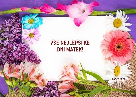 Přání ke Dni matek. Krásná přáníčka ke stažení zdarma