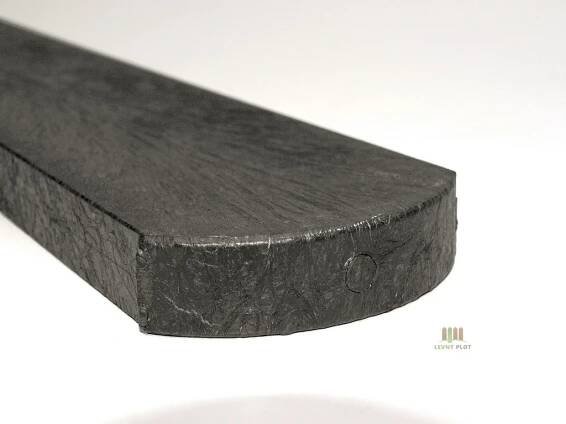 Plotovka recyklát šedá půlkulatá 21x78 mm x různé délky