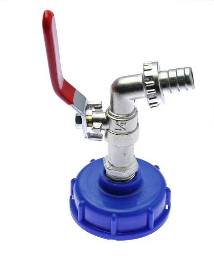 Nádržový kohout Mauser IBC 1000l hadicový ventil 1/2 " - Zahradní technika