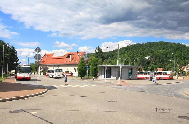 Dopravní terminál v Brně-Bystrci