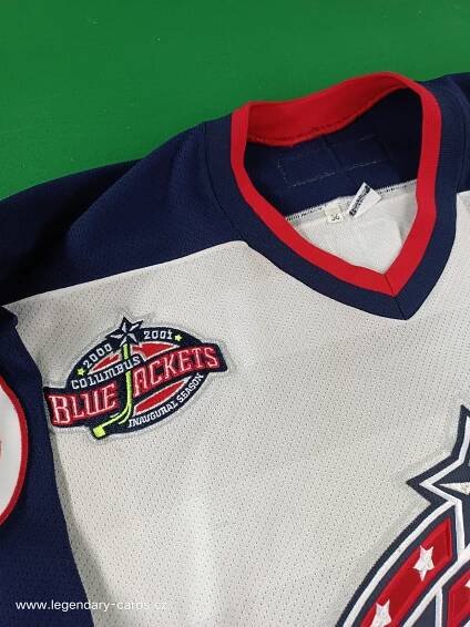 Game Worn CCM 2000/01 - Martin Špaňhel - Columbus Blue Jackets