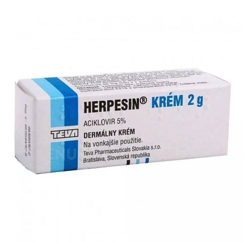 Herpesin krém 2g 5%
