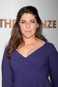 Mayim Bialik at the premiere of "The Bronze" in March 2016