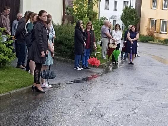 Osmdesát let svobody. V Horních Těšicích uspořádali dojemný pietní akt