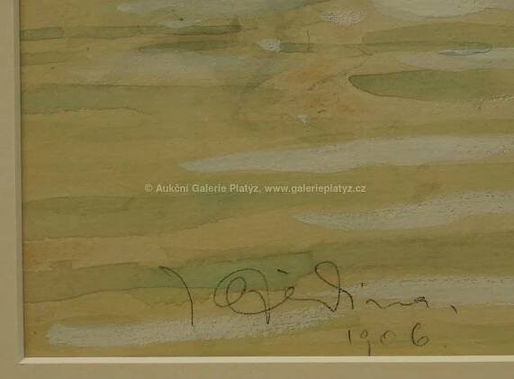 Jan Dědina / Odliv - detail aukce « Aukce « Aukční Galerie Platýz