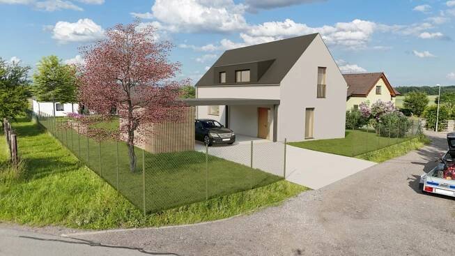 Prodej stavebního pozemku 1265 m² Poběžovice u Holic - 4