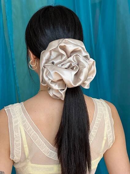Giant Satin Scrunchie