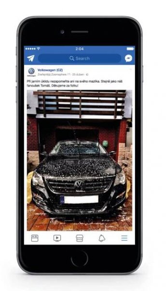 Volkswagen sociální sítě