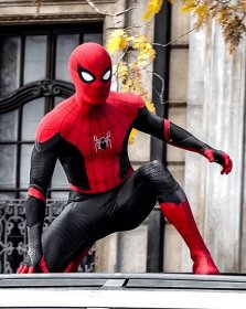 Tom Holland in his Upgraded Suit.