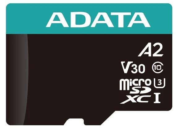 ADATA MicroSDXC karta 1TB Premier Pro UHS-I V30S (R:100/W:80 MB/s) + SD adaptér