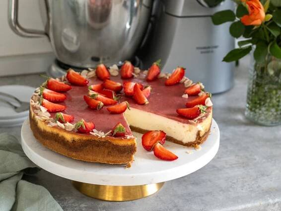 Jahodový cheesecake