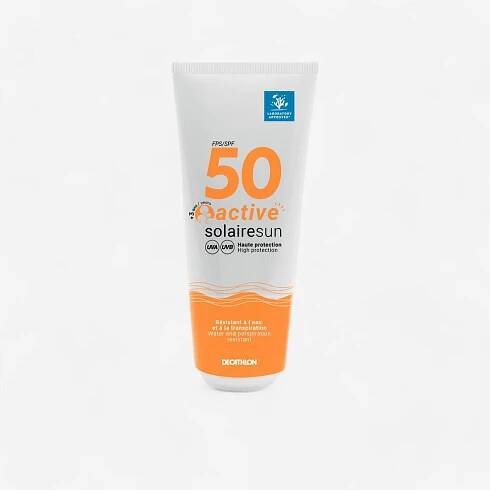 Decathlon opalovací krém Active SPF50 200 ml