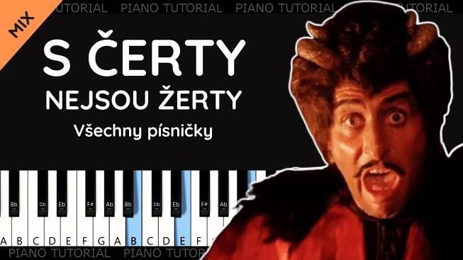 S čerty nejsou žerty - všechny písničky (piano tutorial
