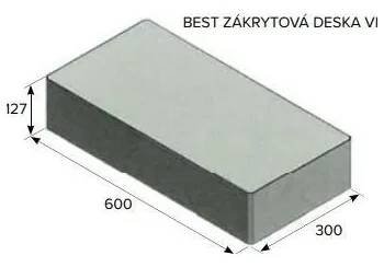 BEST ZÁKRYTOVÁ DESKA VI pro MAESTRA výška 127mm přírodní STANDARD