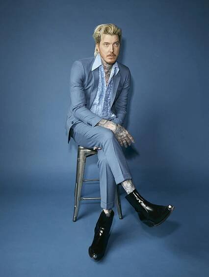 A portrait of a musician by Robby Klein; celebrity, music and fine art photographer working in Beverley Hills