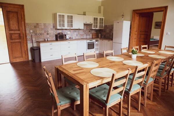 Ubytování U Vladaře - dolní apartmán kuchyně