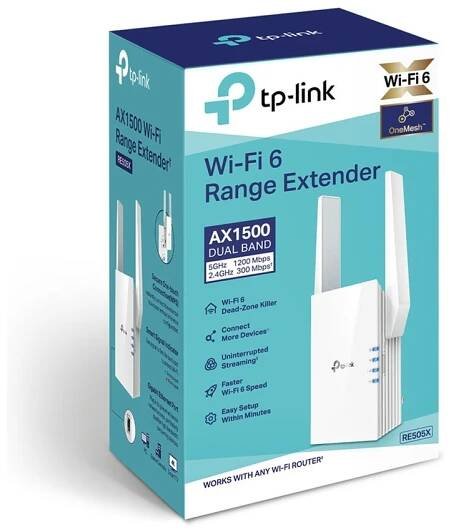 TP-LINK RE505X AX1500 Wifi Range Extender | kak.cz