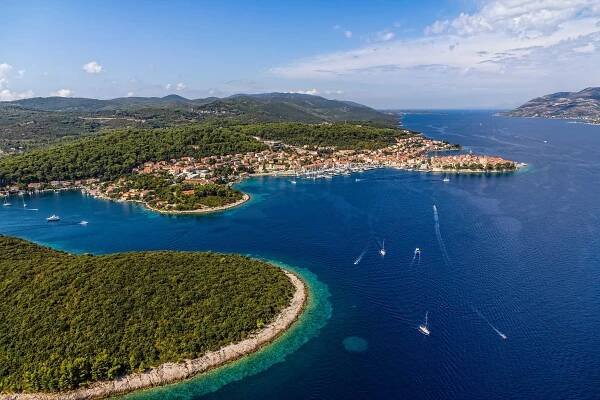 Ostrov Korčula (ubytování a turistické atrakce) | Laganini.com - Chorvatsko