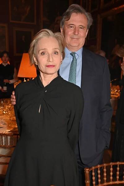 Scott Thomas and John Micklethwait at the National Portrait Gallery’s Portrait Gala earlier this year