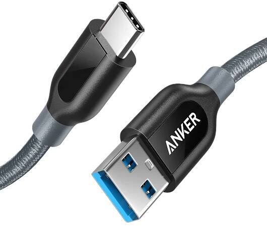 Anker Powerline+  USB C to USB 3.0 Cable (0.9m, 1.8m)-Grey / 0.9m
