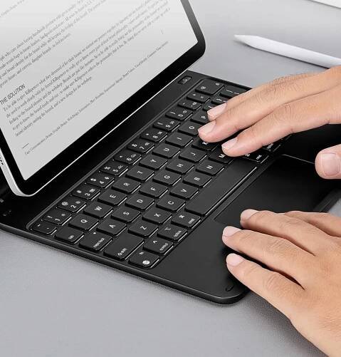 Černé pouzdro ESR 6B012A pro iPad Air 11" (M2, 2024) s klávesnicí Typ klávesnice