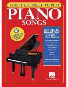 Teach Yourself To Play Piano Songs: Bohemian Rhapsody And 9 More Rock Classics (noty na sólo klavír) (+audio %26amp; video)