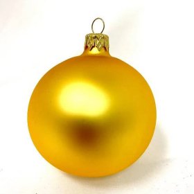 Skleněná vánoční ozdoba s textem na přání - Zlatá elegance - možnost vlastního textu (zlatá, 1 ks, 8 cm) - Skleněné ozdoby IRISA