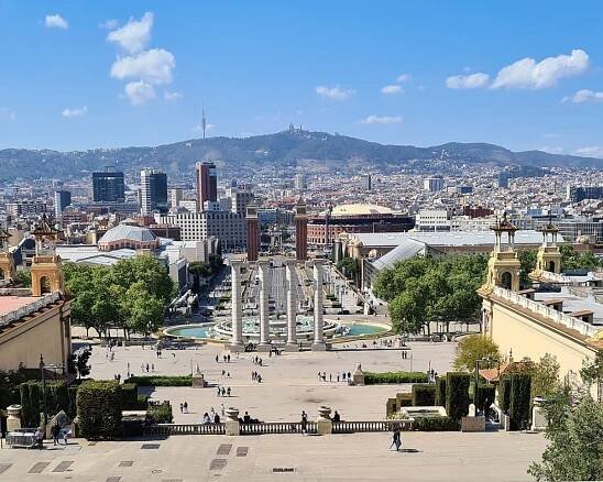 Barcelona z výšky