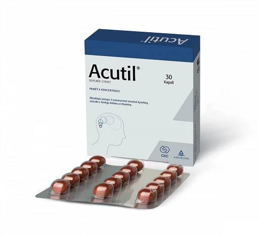 Soutěž od doplněk stravy na podporu paměti Acutil
