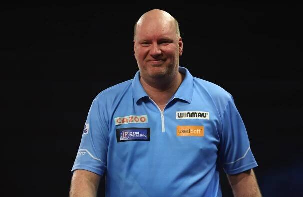 Vincent van der Voort at the PDC World Darts Championship.