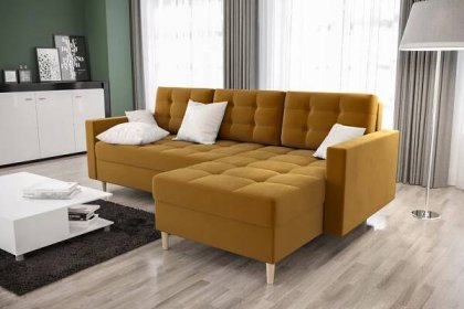 rohová sedací souprava rohový nábytek do obývacího pokoje Bari RN01P O-sofa Kód výrobce naroznik zielen butelkowa