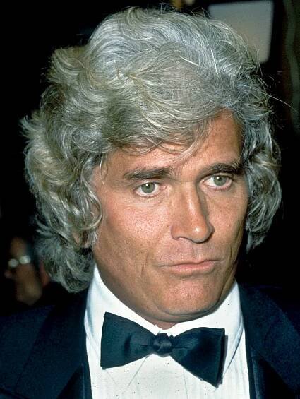 Celebrated American actor, Michael Landon in a memorable scene Wallpaper