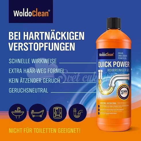 Power čistič odpadu 1000ml