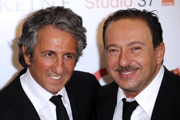 Richard Anconina et Patrick Timsit en 2012 pour la promotion de Stars 80