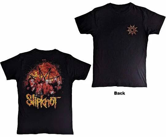 Slipknot tričko, The End So Far Flame Logo BP Black, pánské | Musicwear - Trička, mikiny