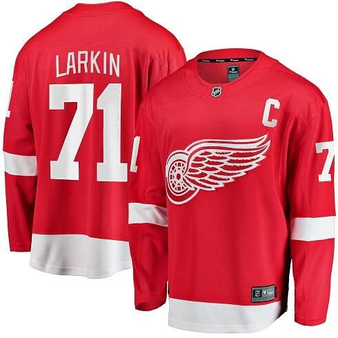 Dylan Larkin Detroit Red Wings Fanatics Branded Captain Home Breakaway Jersey - Red