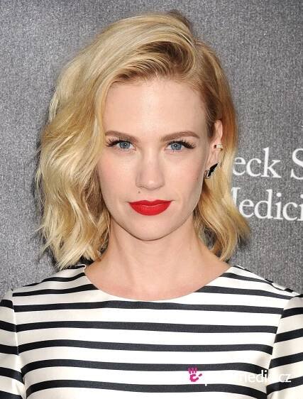 January Jones - celebrity účes - HappyHair
