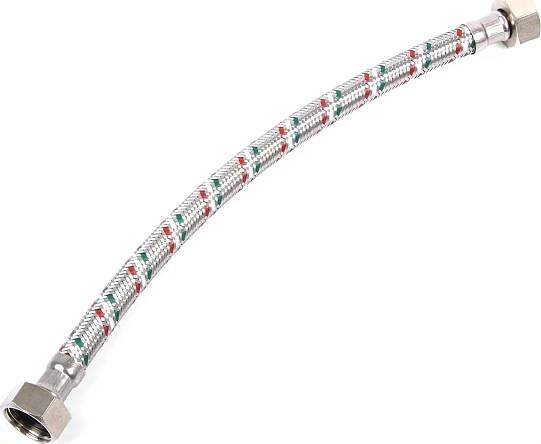Propojovací nerezová flexi hadice 1/2" x FF 3/8" 50 cm od 70 Kč