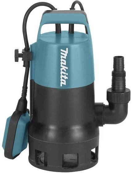 Makita PF0410 PF0410 ponorné čerpadlo pro užitkovou vodu, se chráněnou zástrčkou, 8400 l/h : Půhy.cz