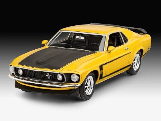 Plastikový model auta v měřítku 1:25 na slepování Revell 07025 Ford Mustang 1969 Boss 302 (1:25) | pkmodelar.cz