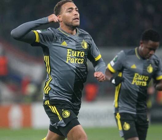 Fotbalisté Slavie Praha se v Edenu utkali s Feyenoordem Rotterdam.